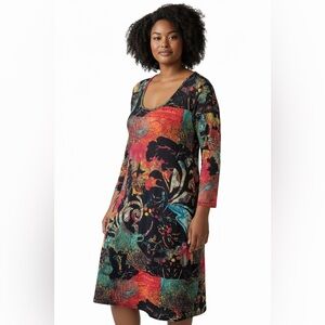 Paragon Lightweight Dress w Stretch, Wrinkle Free, Soft, Gorgeous Colours